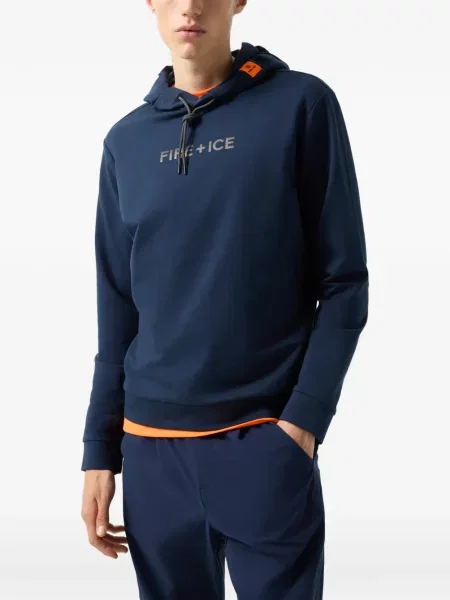 Hanorac cu glugă Bogner Fire+ice cu imagine albastru