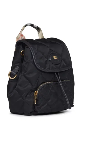 Plecak Burberry pleciony czarny