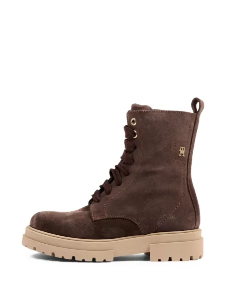 Botki dziecięce Tommy Hilfiger brązowe