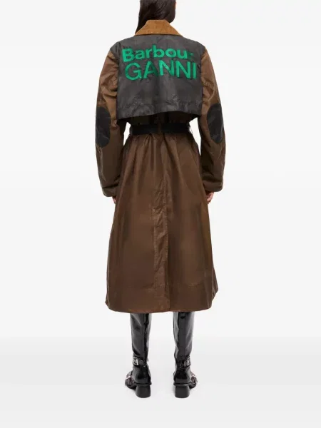 Płaszcz Ganni brązowy