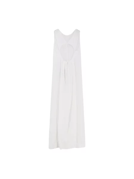 Lniana sukienka lniana Aspesi biała