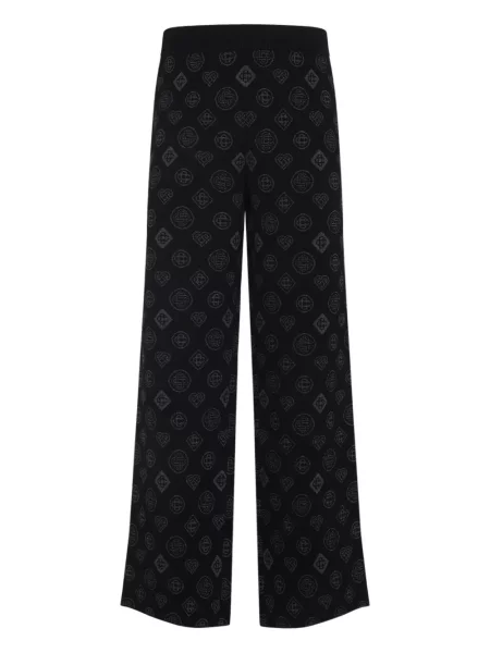 Pantaloni Casablanca tricotate negru