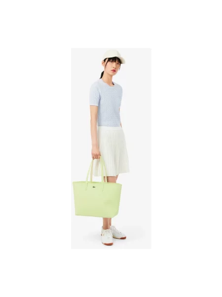 Shopperka Lacoste zielona