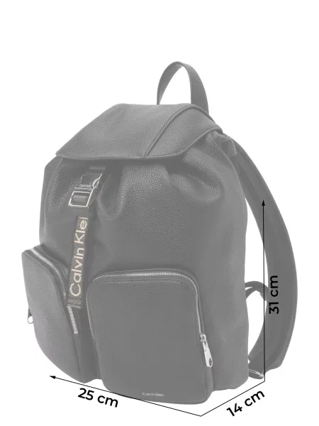 Calvin Klein Batoh WEBBING' čierna