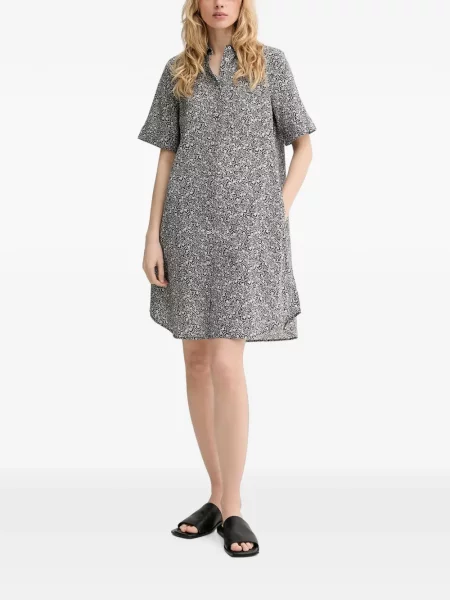 Rochie tip cămașă Marc O'polo cu imagine negru