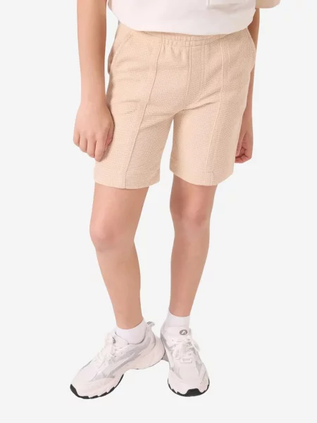 Tommy Life Hlače TOMMY Shorts aus Jersey in normaler Passform' bež
