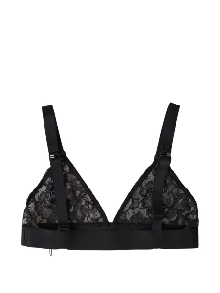 Φλοράλ σουτιέν τριγωνάκι Dolce & Gabbana με δαντέλα μαύρο