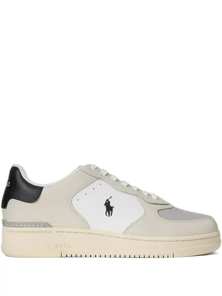 Portofel Polo Ralph Lauren cu autograf din piele cu gât halter roz