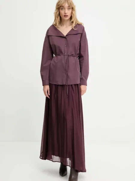 Классическая ошейниковый рубашка Answear.lab черная