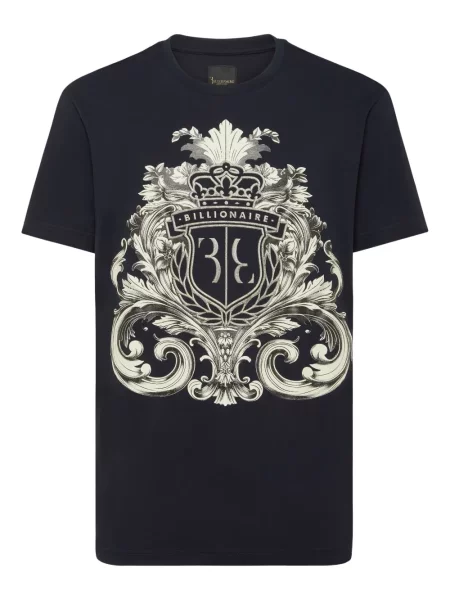 Tricou Billionaire cu imagine albastru