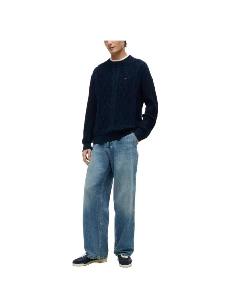 Tommy Jeans Pulover albastru