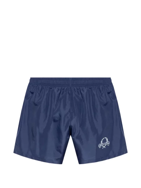 Slip de baie Moschino cu autograf albastru