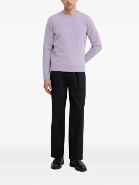 Pulover Sisley cu decolteu rotund violet