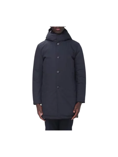Parka Fay z kapturem niebieska