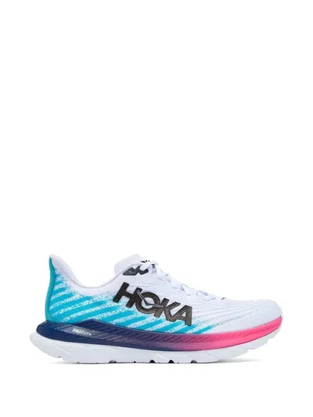 Sneakerși Hoka cu imagine alb