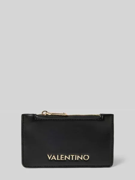 Portfel z detalem z logo model ‘Clio’ Valentino Bags czarny