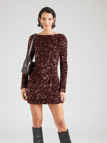 TOPSHOP Rochie de cocktail MARIA' maro
