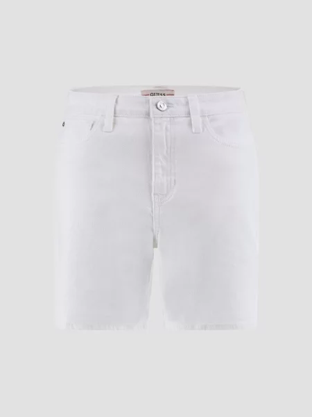 Джинсовые шорты Guess белые
