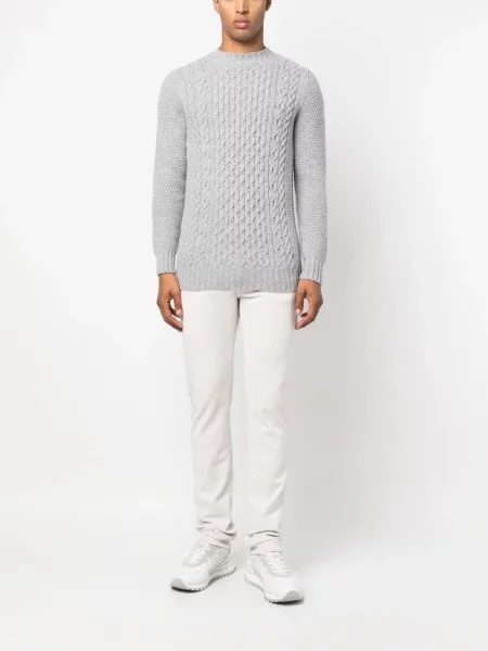 Sweter Drumohr szary