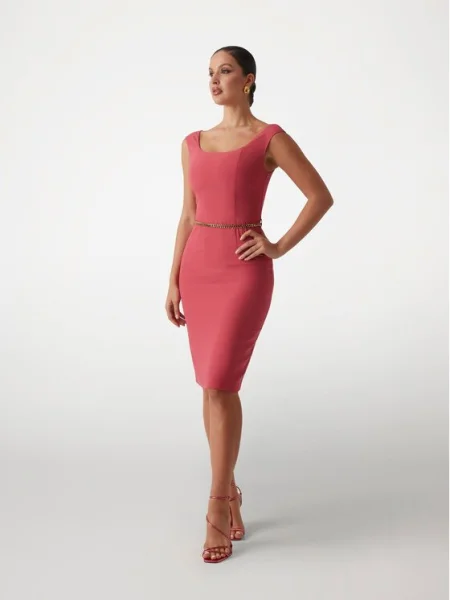 Marciano Guess Rochie cocktail Coral roz
