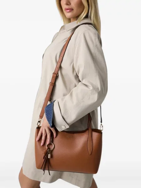 Geantă shopper Guess maro
