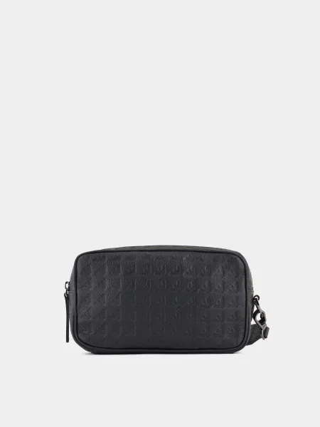 Emporio Armani Мессенджер Шкіра чорний