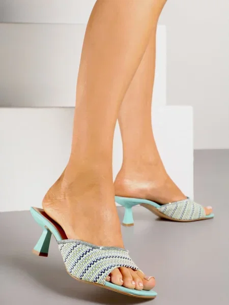 Papuci Annalora Albaștri albastru