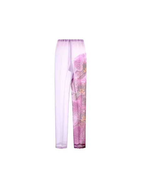 Spodnie Dries Van Noten fioletowe