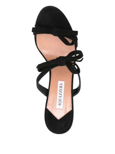 Сандали Aquazzura с панделка черно