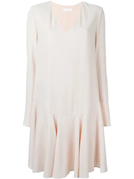 Rochie Chloé evazată roz
