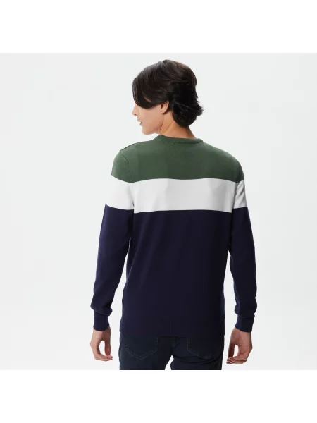 Lacoste Sweter Lacoste granatowy