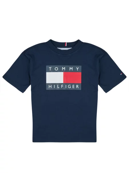 Tricou copii Tommy Hilfiger albastru