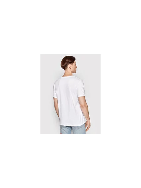 LEVI'S Marškinėliai CREWNECK GRAPHIC NEUTRALS raudona / juoda balta