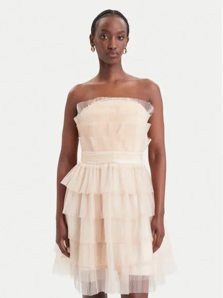 Fracomina Rochie cocktail deschis bej