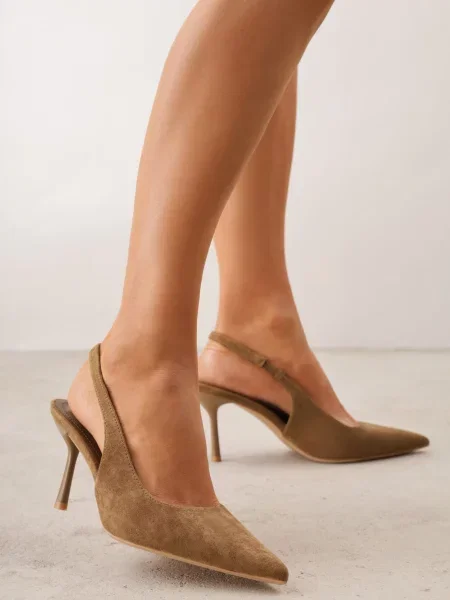 Pantofi stiletto verzi