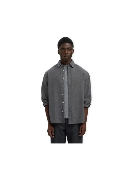 Flanel ing Selected szürke