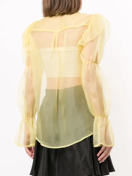 Bluză Macgraw transparente galben