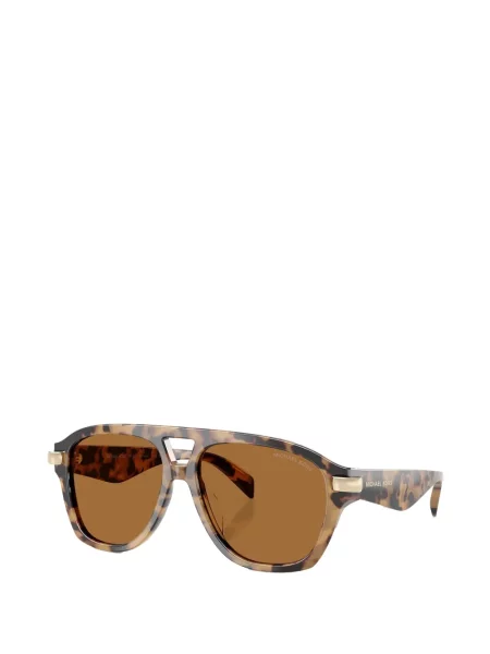 Ochelari de soare Michael Kors maro