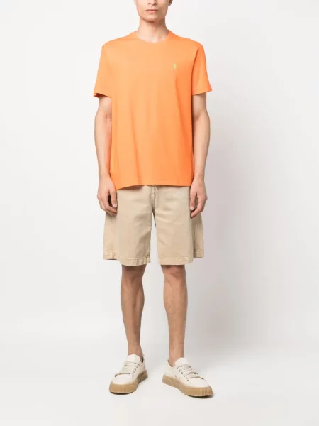 Μπλούζα Polo Ralph Lauren με κέντημα πορτοκαλί