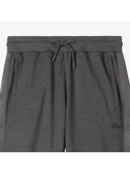 Lacoste Spodnie Dresowe Relaxed Fit Ciemnoszare szary