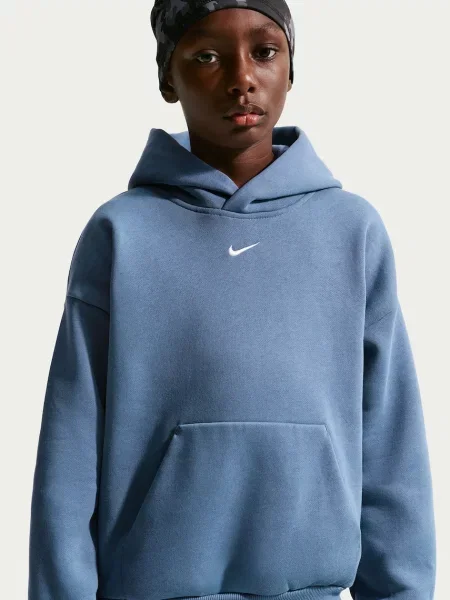 Nike кофта з капюшоном дитяча з бавовною Sportswear Solo Swoosh