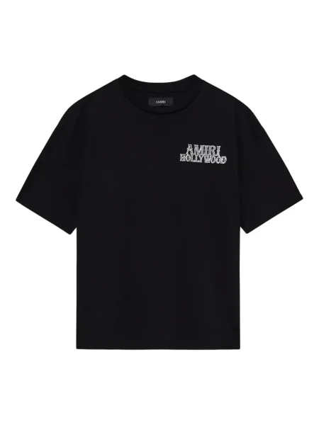 Tricou Amiri cu imagine negru