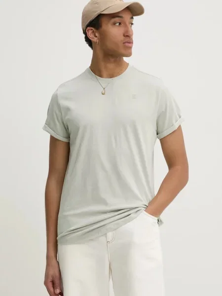 G-Star basic tričko Lash šedé