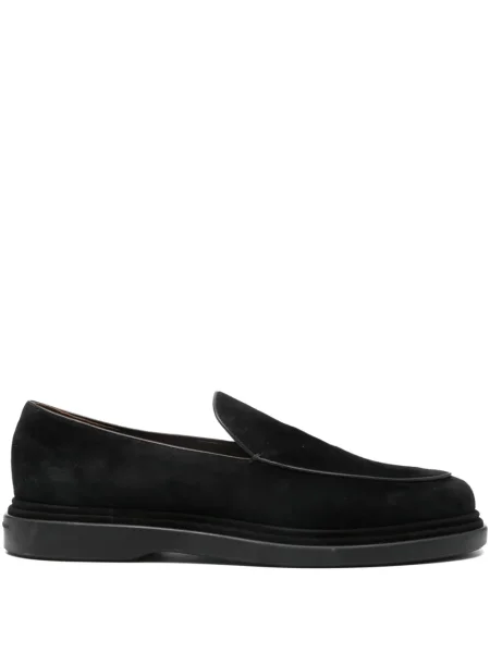 Pantofi loafer Fratelli Rossetti din piele de căprioară negru