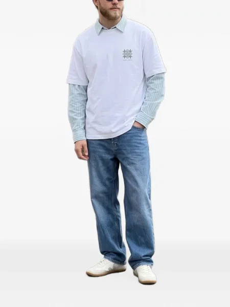Tricou Samsøe Samsøe cu imagine alb