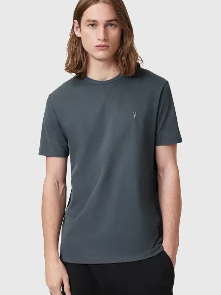 AllSaints tričko BRACE modré