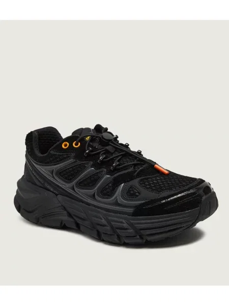 BARRACUDA Sneakers Round-One | piele întoarsă negru
