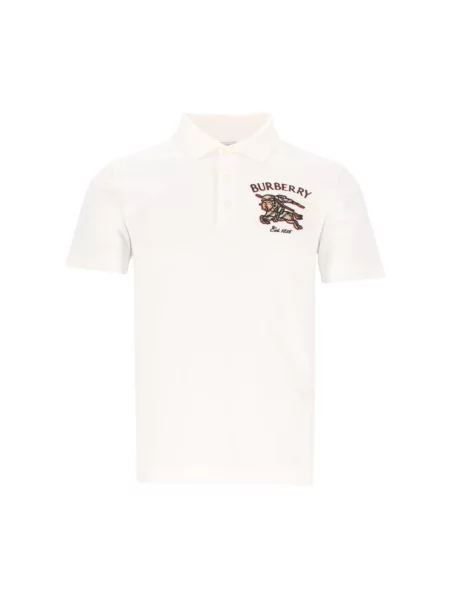 Koszulka polo Burberry biała