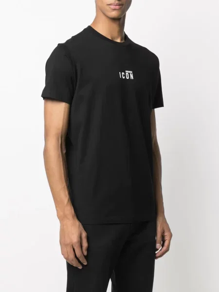 Koszulka Dsquared2 z nadrukiem czarna