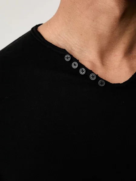 Zadig&Voltaire férfi póló MONASTIR fekete